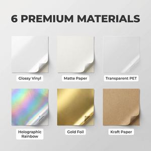 Etiquetas Adhesivas de Vinilo Personalizables con Códigos QR para Vasos de Té con Leche, Floristerías, Resistentes al Agua, al Aceite y a los Rayos UV, con Fuerte Adhesión - Product Image 4
