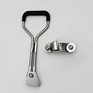 Charnière de porte de conteneur en acier inoxydable, matériau 304, pour camion frigorifique, fourgonnette, matériel pour véhicule de livraison express - Product Image 1