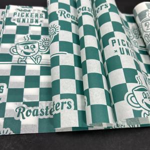 Custom Food Grade Greaseproof <b>Papers</b> <b>Wrapping</b> Wax Wrap <b>Paper</b> for Butter Sandwich Hamburgers Pastry Bakery Packaging - Product Image 5