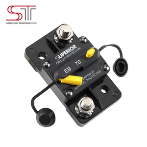 Interruptor de circuito bimetálico E93 70A con terminal diagonal de 3/8 pulgadas, impermeable <span class=keywords><strong>y</strong></span> de reinicio manual para embarcaciones de pesca de arrastre. - Product Image 4