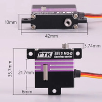 PTK 8815 MG-D 15kg Servo programmable brushless tout métal pour planeur RC, pièces d'avion KST X10min, jouet pour garçons