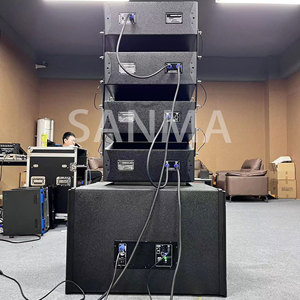 SANMA-Q1 Altavoces de Línea de 2 Vías Pasivos/Activos de 10 Pulgadas, Equipo Profesional de Audio, Video e Iluminación - Product Image 3