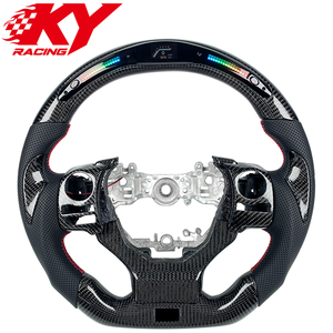 พวงมาลัยคาร์บอนไฟเบอร์แบบ LED RPM สำหรับ Lexus IS250 Sport IS300 IS350 2014-2022 GS350 GS300 NX RCF RX ES LC500 - Product Image 1