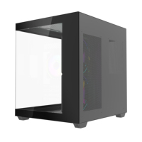 Mid Tower Casing komputer Game Pc Putih, Casing komputer Gaming pendingin m-atx
