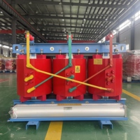 Transformateur triphasé sec d'intérieur, résine époxy, résistant au feu, sans entretien, transformateur de puissance industriel 10KVA~2000KVA