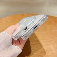 Coque de téléphone Sunforward Original Magnetic TPU Bumper Luxury Electroplate pour 16/15/14/13/12/11 Pro Max/Plus/Mini sans fil