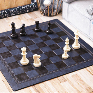 15 Inch Portable Foldable <b>Magnetic</b> Wooden Chess Set Travel-friendly Board Game with Foam Slots for Children - Product Image 3