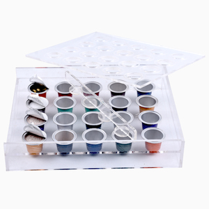 Planche de remplissage manuel 20 trous pour capsules de café en poudre, outil de remplissage manuel, porte-capsules de café réutilisable, remplisseur acrylique transparent - Product Image 3