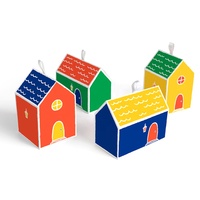 Boîte d'emballage 3D pour bonbons et biscuits de Noël, coffrets cadeaux pour Noël, décorations de fête d'entreprise
