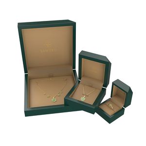 Ювелирный пакет на заказ, коробка для ювелирных изделий, МДФ, деревянный роскошный браслет, ожерелье, серьги, упаковка, шкатулка для ювелирных изделий с сертификатом на сабля - Product Image 5