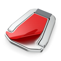 Support de téléphone ergonomique pliable pour écran d'ordinateur portable, fixation latérale en aluminium mince pour bureau et double affichage