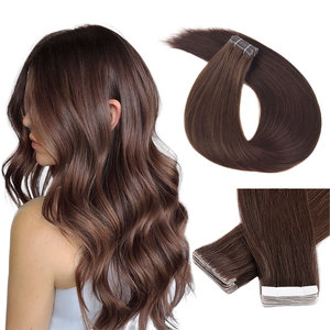 KSWIGS Top Grade Skin Weft PU Tape Hair Extensions Double Drawn Human Hair Thick And Full No <b>Split</b> Ends Durable - Product Image 1