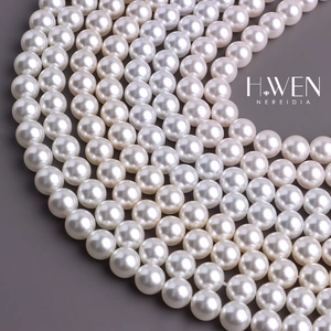 ไข่มุกน้ำจืดคุณภาพสูง H.WEN ทรงกลม สีขาว ชมพู ม่วง ขนาด 2-12 มม. รูปทรงมันฝรั่งธรรมชาติ - Product Image 3