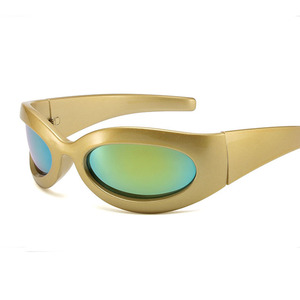 <span class=keywords><strong>2025</strong></span> mô hình mới đến cho nam giới chất lượng tốt nhất thể thao Y2K Kính mát <span class=keywords><strong>2025</strong></span> hình bầu dục Kính mắt chống trượt chủ oval Kính mát - Product Image 2