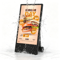 Affichage numérique portable résistant aux intempéries, étanche, résistant à la poussière, IP65, écran LCD
