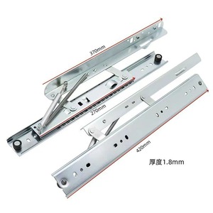 Riel Deslizante para Cajones de 420 mm de Extensión Completa, Acero Laminado en Frío de 1.8 mm de Espesor para Muebles - Product Image 1