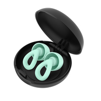 Bouchons d'oreilles en silicone violet, 4 tailles, réglables, CE SNR26dB, anti-bruit, de luxe, best-sellers, fabrication certifiée BSCI