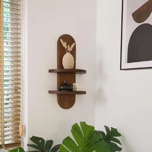 Étagères flottantes en bois simple, design rustique, 16 pouces, bois massif pour salle de bain, mur, chambre, cuisine, salon - Product Image 6