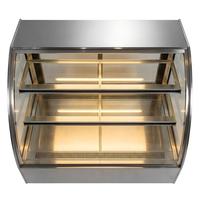 Mostrador Refrigerado Ventilado para Pastelería, Vitrina Exhibidora de Bebidas, Refrigerador Bajo Mostrador para Botellas