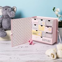 Caja de Regalo para Recién Nacido, Magnética, con Laminado Mate de Alta Gama, Impermeable, con Logotipo Personalizado Ecológico