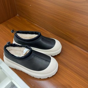 Botas de nieve de lujo para invierno, con forro interior grueso, suela gruesa y cálida, zapatos casuales con suela de goma, botas de nieve de marca de diseñador. - Product Image 3