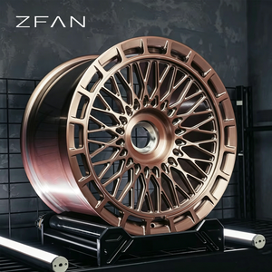 ล้อฟอร์จ ZFAN OEM ทรงดิสลึกแบบสปอร์ต ขนาด 18-26 นิ้ว 5x114.3 5x120 5x130 สีโมโนแบล็คโครเมียม สำหรับ BMW GTR Audi - Product Image 1