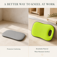Tapis de genouillère OEM pour le travail et le jardinage, coussin en mousse à mémoire de forme avec poignée de transport, surface en tissu imperméable et résistant à l'usure