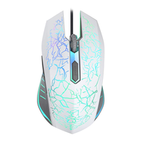 Wrangler RGB Gaming Mouse Anti-jamming 1600DPI 6-tombol USB Mouse untuk Esports Gaming PC Laptop Tablet