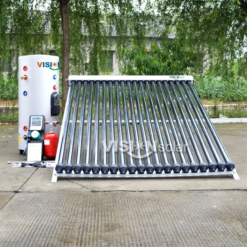 Closed Loop Heat Pipe Split Pressurized Solar Water Heater System