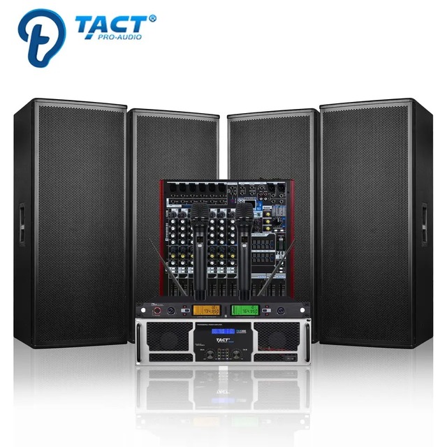 Factory Direct Sale Dual 15 Inch pa Speaker for Karaoke Dj Club