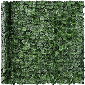 Rollo de pared de plástico de polietileno con certificación UV hecho a mano, valla de cobertura de césped <span class=keywords><strong>artificial</strong></span> de hoja verde para ocasiones artesanales de balcón - Product Image 1