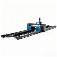 Découpeuse laser à fibre 3D 5 axes grand format pour profilés, équipement de découpe laser pour poutres en H pour la construction modulaire