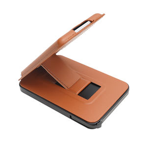 ¡Oferta! Funda magnética con soporte para teléfono, tarjetero de aluminio con bloqueo RFID, Cartera de cuero PU para hombre con soporte para teléfono <span class=keywords><strong>MagSafe</strong></span> - Product Image 4