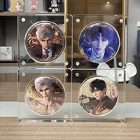 Support de Présentation Personnalisé en Acrylique DIY de 3 mm d'Épaisseur pour Cartes Photo, Décoration de Bureau et Présentation en Magasin pour Articles de Personnages