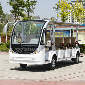 Bus électrique touristique 6 places avec panneaux solaires sur le toit pour le transport touristique de la Villa Flower Lake Camp - Product Image 5