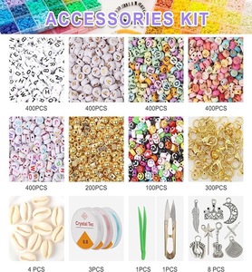 Vente directe usine – Boîte de 18 000 perles en argile polymère de 120 couleurs pour la création de bracelets, colliers et boucles d'oreilles – Vente en gros - Product Image 3