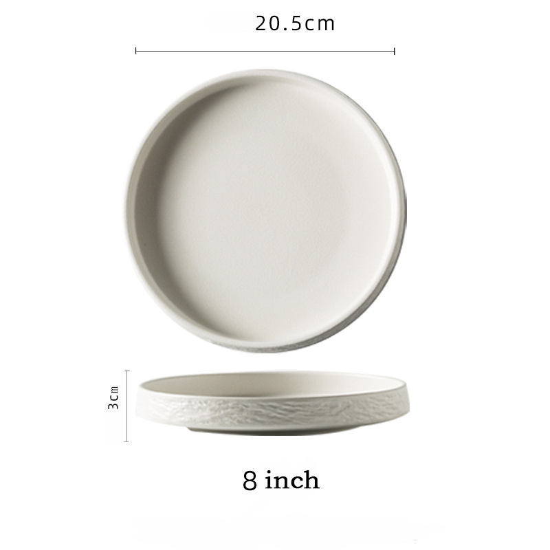 8 inch bowl-White