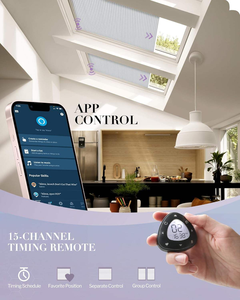 Persianas de Panal Motorizadas con Control Inteligente, Diseño Popular <span class=keywords><strong>en</strong></span> Venta, para Ventanas - Product Image 4