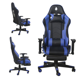 Fauteuil de jeu en cuir PU, noir et rouge, pour ordinateur PC de jeu - Product Image 4