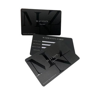 Hot bán nhanh chóng in ấn biểu tượng tùy chỉnh tiêu chuẩn Glossy nhựa bảo hành thẻ giấy chứng nhận tính xác thực thẻ - Product Image 6