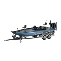 Yeni Kaynaklı Alüminyum Küçük Orta Kabinli Balıkçı Teknesi 150HP Motorlu 75-90km/s Hız CE Sertifikalı