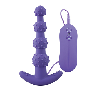 Aphrodisia 10 Modes Plaisir Maximal Perles Anales en Silicone Jouet Anal Vibrant Étanche Débutant Jeu Anal Rose Violet Noir - Product Image 4