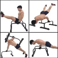 Barras Paralelas de Acero para Gimnasio con Logotipo Personalizado de Fábrica al por Mayor, Barra de Flexiones Portátil y Duradera, Marca FANGBU, Venta Caliente, Precio Económico, para el Hogar