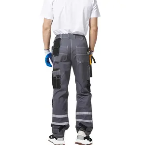 Rip Stop กางเกงคาร์โก้แนวยุทธวิธี,ชุดเครื่องแบบเจ้าหน้าที่รักษาความปลอดภัยกางเกงสำหรับผู้ชาย