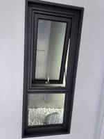 AS2047 double auvent en aluminium à persienne en verre trempé standard fenêtres portes pour salle de bain australie auvent de fenêtre conception graphique