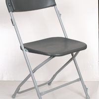 Chaises pliantes en plastique blanc P-01 pour événements en plein air, location, HDPE, capacité de charge élevée, empilables, portables, pour jardin, fête, usage intensif, 650 lb
