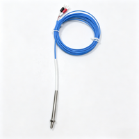 Sonde thermocouple M6 à visser, capteur de température K, câble en plastique bleu, haute précision, réponse rapide, pour la production d'énergie