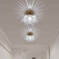 Couloir Style Antique Plafond Entrée Lumières Foyer LED Cristal Lumières et Lampes De Bureau