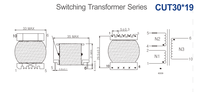 Transformateur de Commutation Haute Efficacité BEIRUI, Alimentation Électrique Certifiée CE, ISO 9001, ROHS, Fil de Cuivre, Noyau en Ferrite, -20°C à +68°C