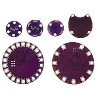 ATmega32U4 ATMEGA328P LilyPad 328 para Arduino DIY Kit Micro USB ATtiny85 placa principal zumbador WS2812 CR2032 TEMT6000